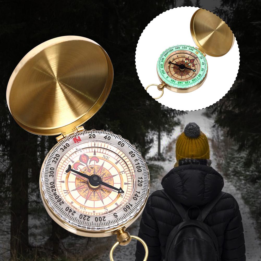 Gold Plated Compass - Chief Outfitters