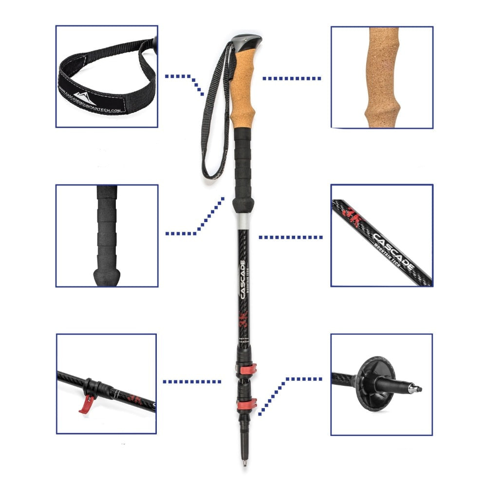 Collapsible Hiking Stick - Chief Outfitters